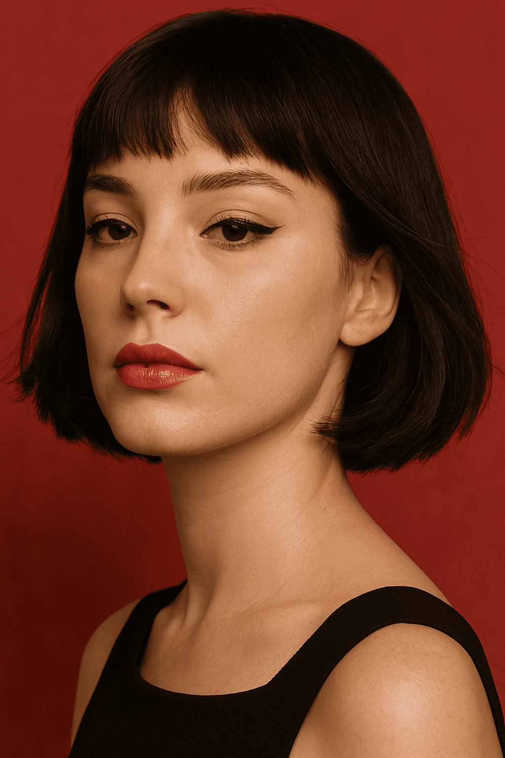 Beispiel eines professionellen Makeup Looks für ein Fotoshooting