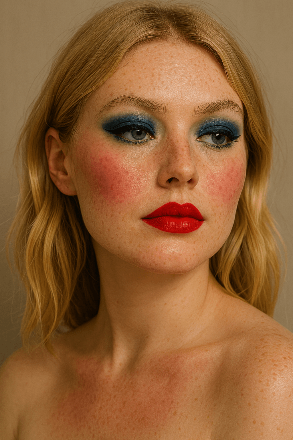 Natürlicher Glamour Look mit Fokus auf strahlende Haut